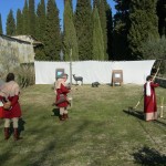 Castello di Nipozzano allestimento e verifiche poligono. 