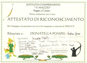 ATTESTATO donatella