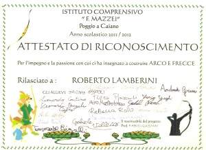 Attestato Roberto